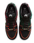 Nike SB Dunk Low Pro QS “Black/White–Challenge Red” — Men’s