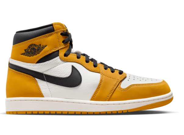 Air Jordan 1 Retro High OG Men's Sneakers – Yellow Ochre