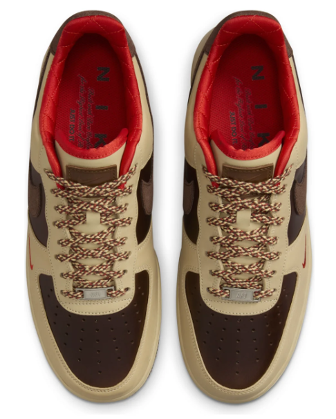 Air Force 1 Low “Light British/Cacao Wow/Red” (HQ3447-222)