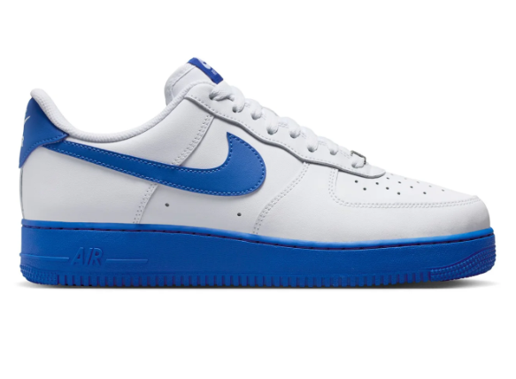 Nike Air Force 1 Low '07 Men's Sneakers – White/Game Royal
