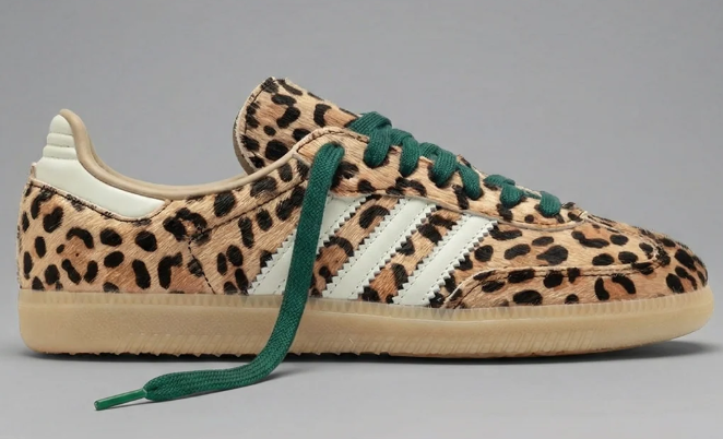 adidas Samba OG Leopard Women's Sneakers – Magic Beige / Ivory