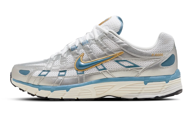 Nike P-6000 “Metallic Silver/Aegean Storm”