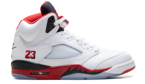 Air Jordan 5 OG Sneakers – Fire Red (2025)