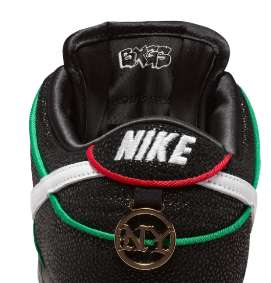 Nike SB Dunk Low Pro QS “Black/White–Challenge Red” — Men’s