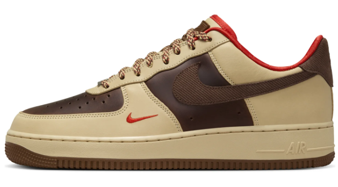 Air Force 1 Low “Light British/Cacao Wow/Red” (HQ3447-222)