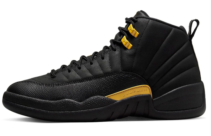 Air Jordan 12 Retro Sneakers – Black Taxi